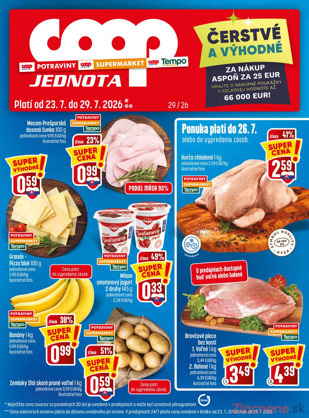 Leták COOP Jednota Slovensko - COOP do 29.7. - strana 1 Leták COOP Jednota Slovensko - COOP do 29.7. - strana 1