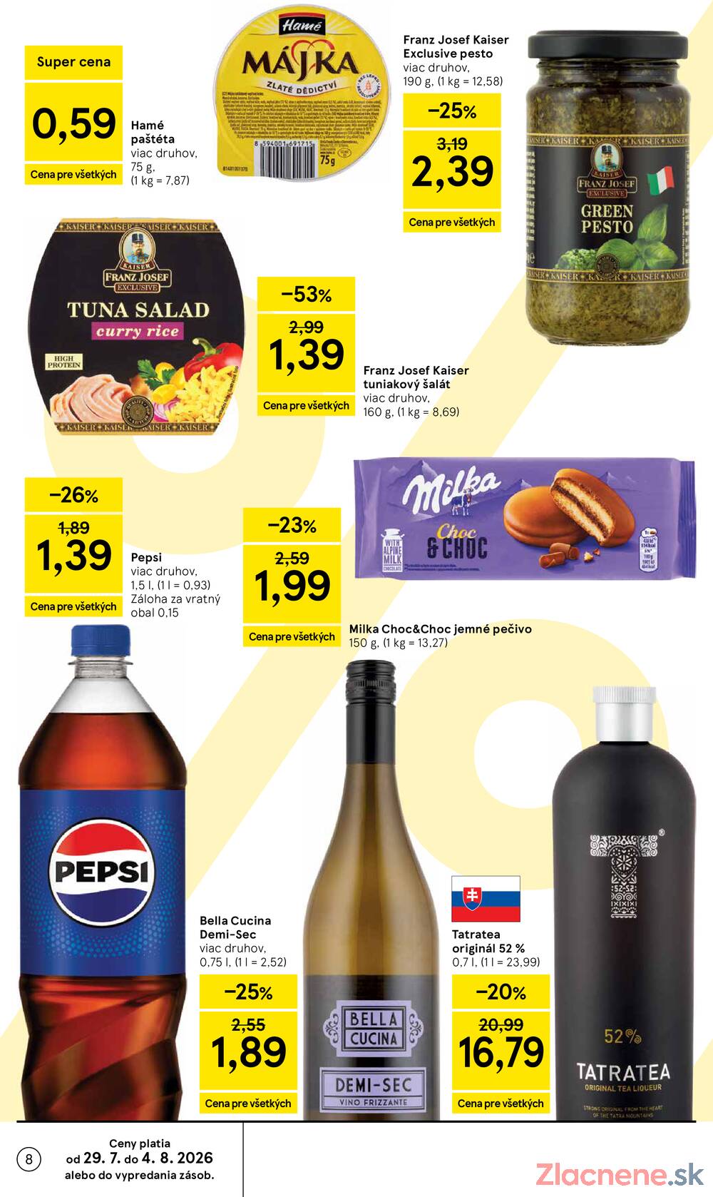 Tesco hypermarkety 29.7. - 4.8.