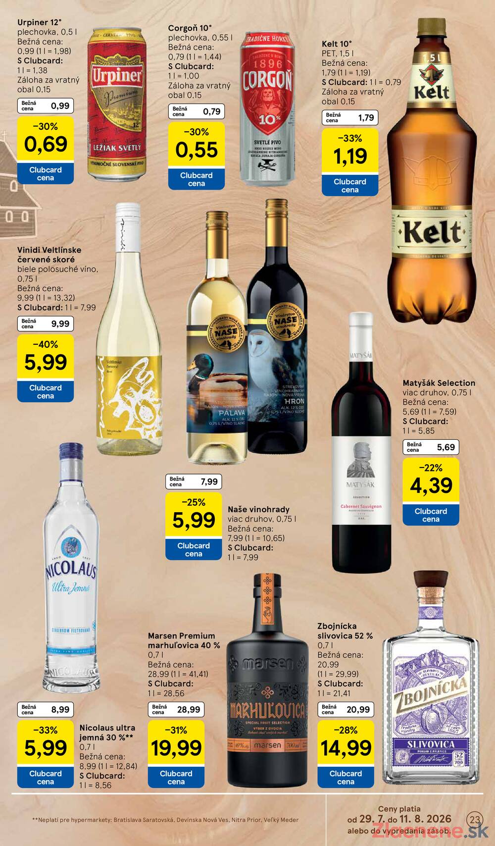Tesco hypermarkety 29.7. - 4.8.