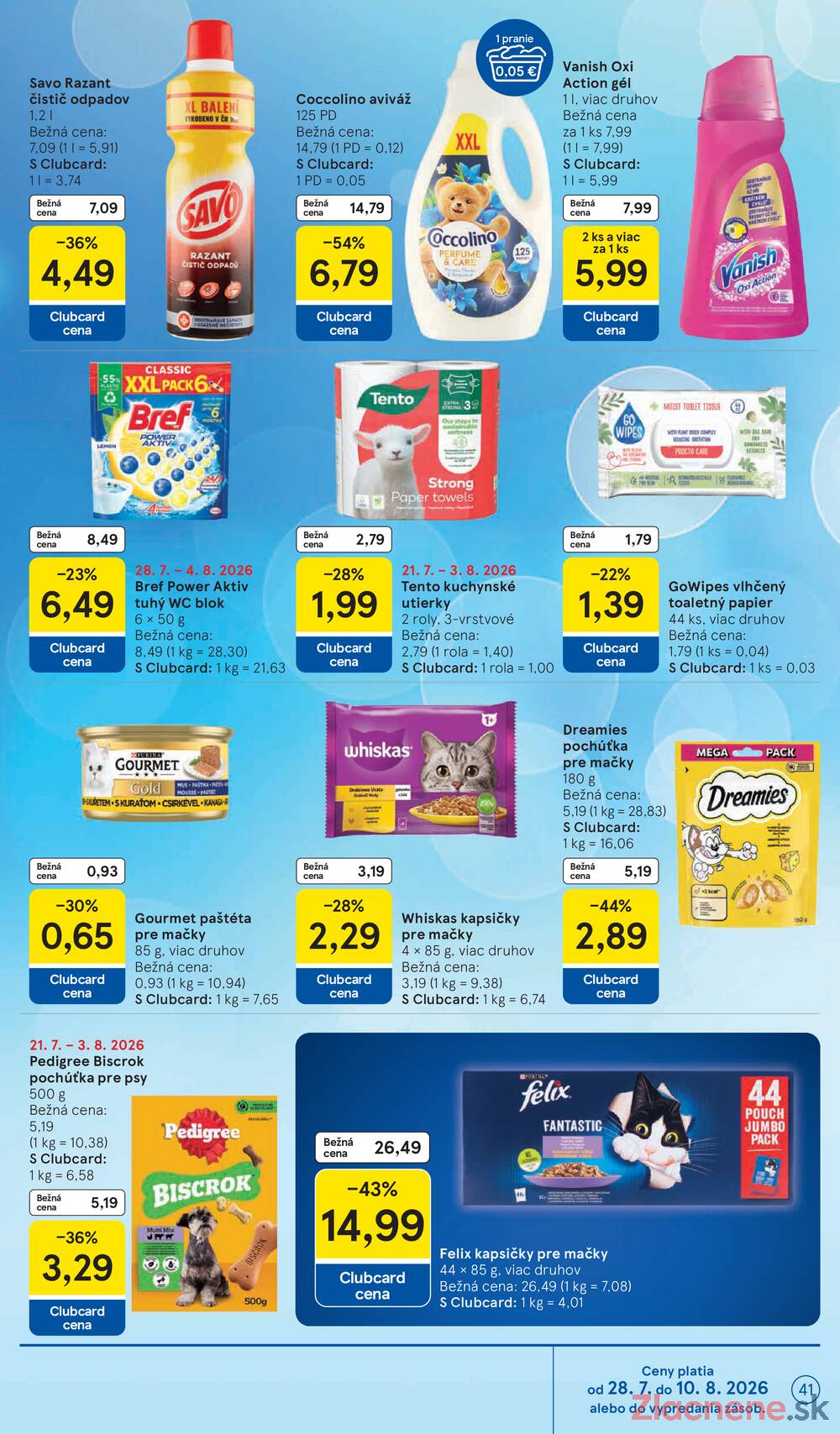 Tesco hypermarkety 29.7. - 4.8.