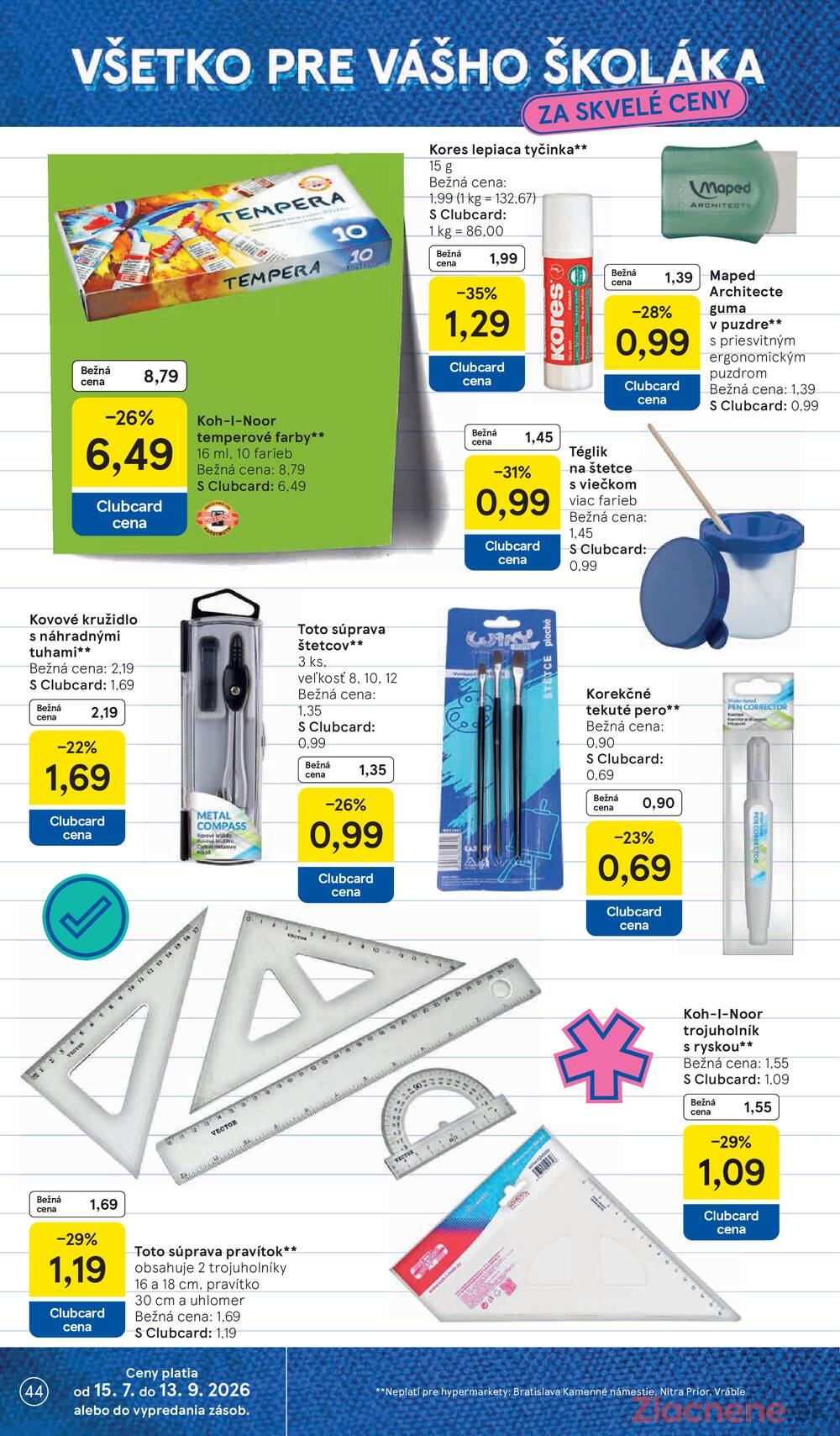 Tesco hypermarkety 29.7. - 4.8.