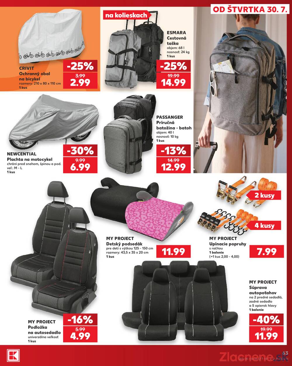 Leták Kaufland - Kaufland 30.7. - 5.8. - Kaufland Tvrdošín - strana 63