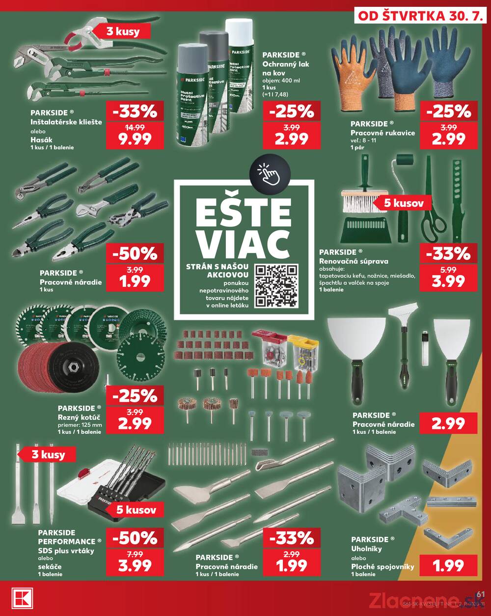 Leták Kaufland - Kaufland 30.7. - 5.8. - Kaufland Brezno - strana 61 Leták Kaufland - Kaufland 30.7. - 5.8. - Kaufland Brezno - strana 61