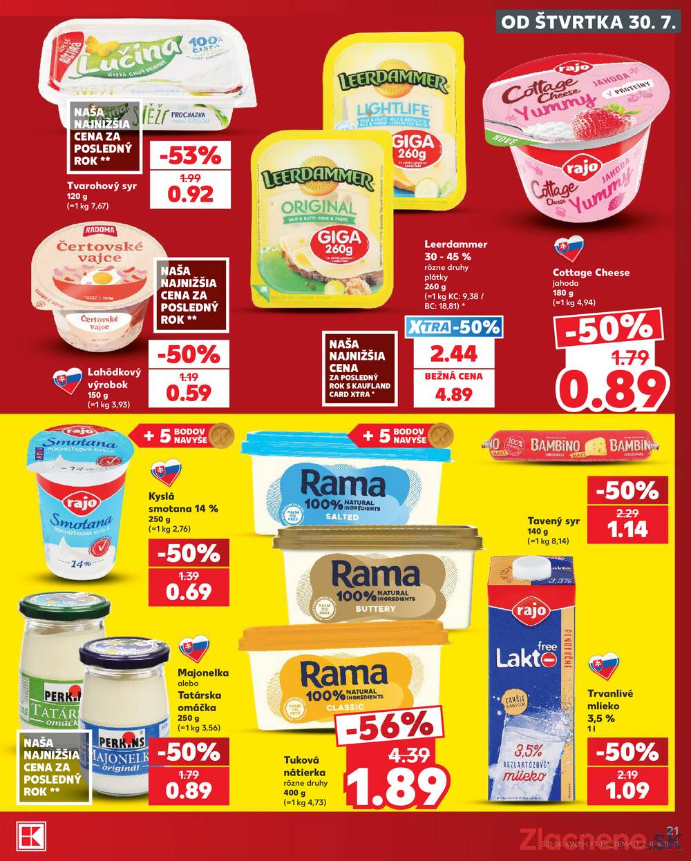 Leták Kaufland - Kaufland 30.7. - 5.8. - Kaufland Humenné - strana 21 Leták Kaufland - Kaufland 30.7. - 5.8. - Kaufland Humenné - strana 21