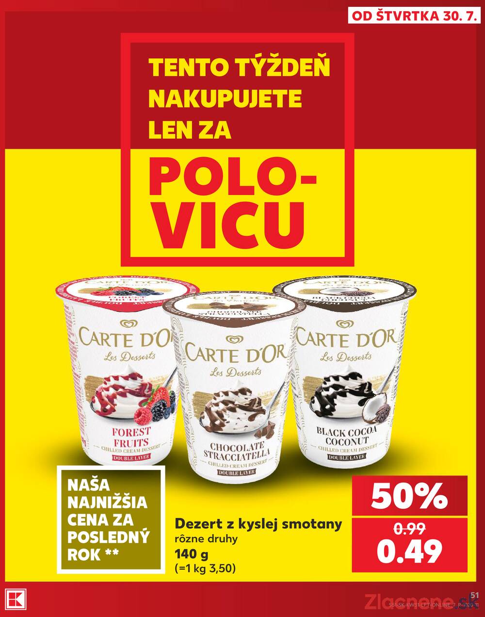 Leták Kaufland - Kaufland 30.7. - 5.8. - Kaufland Humenné - strana 51 Leták Kaufland - Kaufland 30.7. - 5.8. - Kaufland Humenné - strana 51