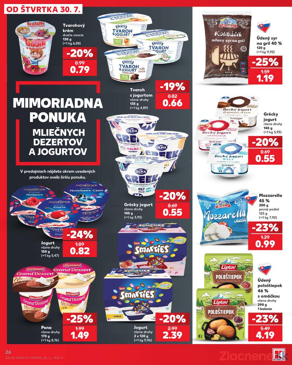 Leták Kaufland - Kaufland 30.7. - 5.8. - Kaufland Rožňava - strana 26 Leták Kaufland - Kaufland 30.7. - 5.8. - Kaufland Rožňava - strana 26