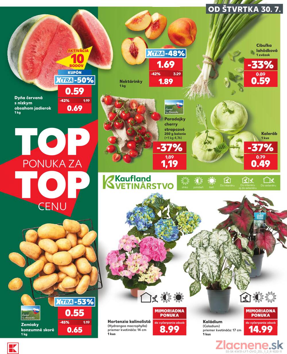 Kaufland 30.7. - 5.8. - Kaufland Piešťany