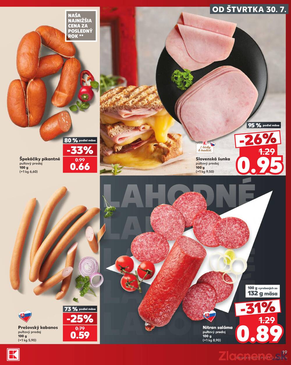 Kaufland 30.7. - 5.8. - Kaufland Piešťany