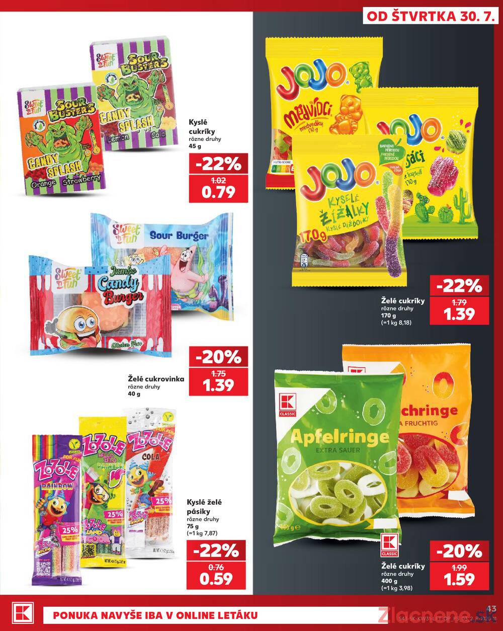 Kaufland 30.7. - 5.8. - Kaufland Trnava - Juh - Bratislavská