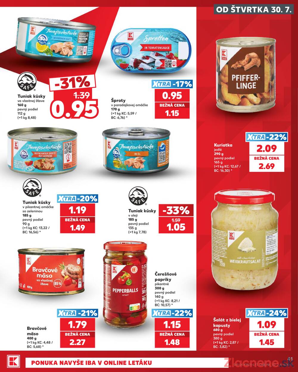 Kaufland 30.7. - 5.8. - Kaufland Žiar nad Hronom