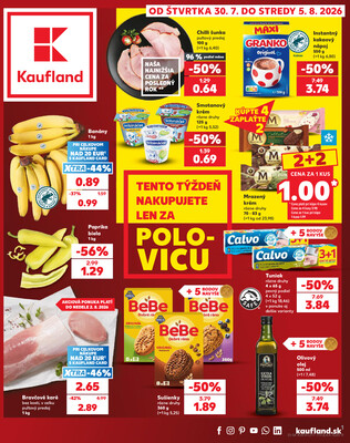 Leták Kaufland 30.7. - 5.8. - Kaufland Žilina