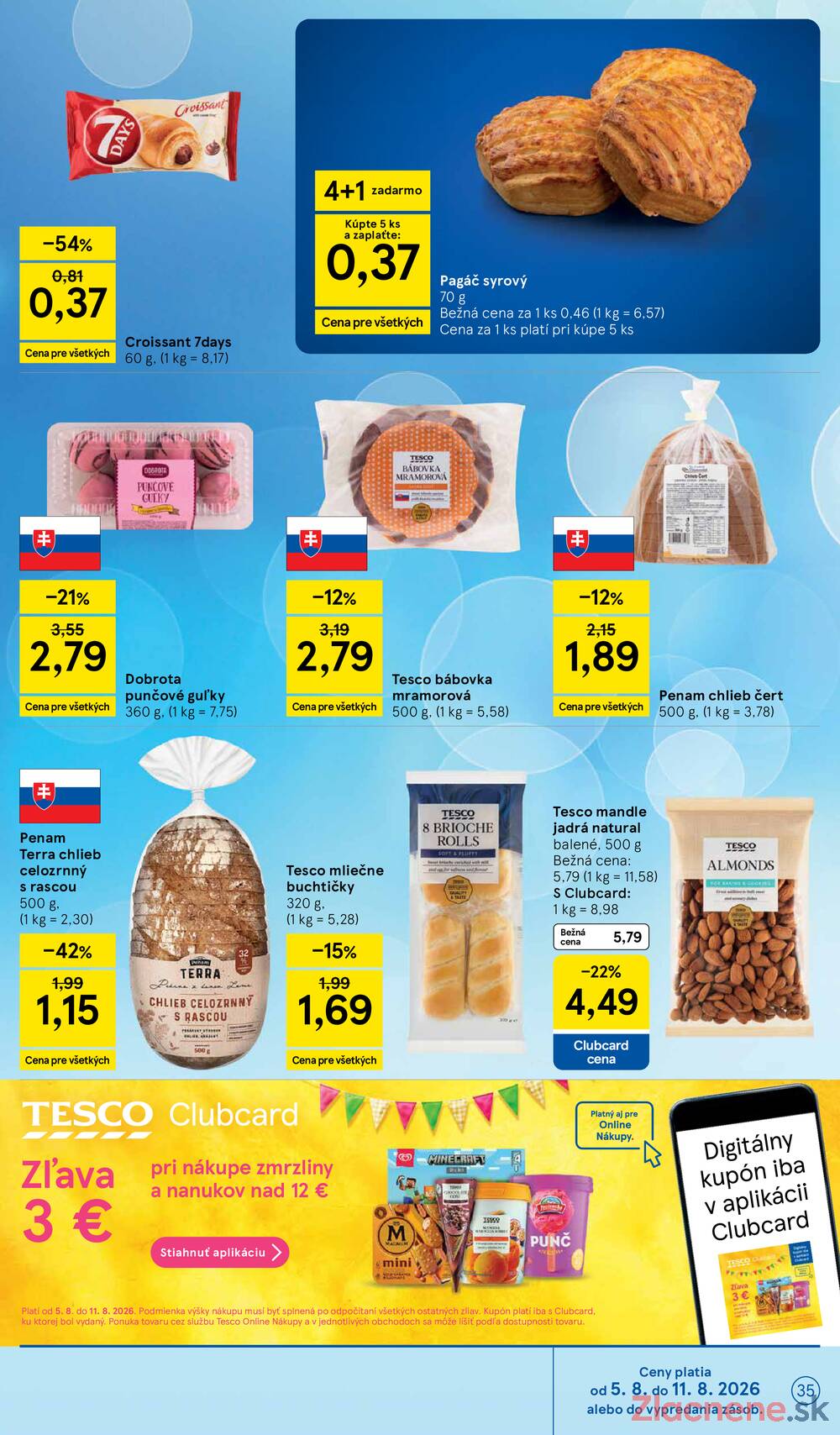 Leták Tesco - Tesco hypermarkety 5.8. - 11.8. - strana 35 Leták Tesco - Tesco hypermarkety 5.8. - 11.8. - strana 35