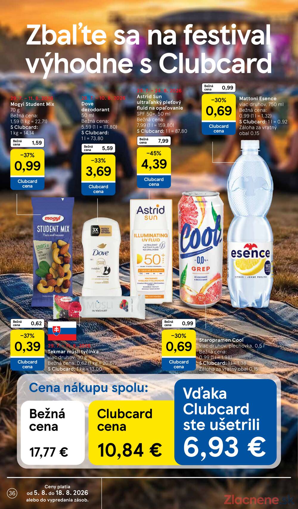 Leták Tesco - Tesco hypermarkety 5.8. - 11.8. - strana 36 Leták Tesco - Tesco hypermarkety 5.8. - 11.8. - strana 36