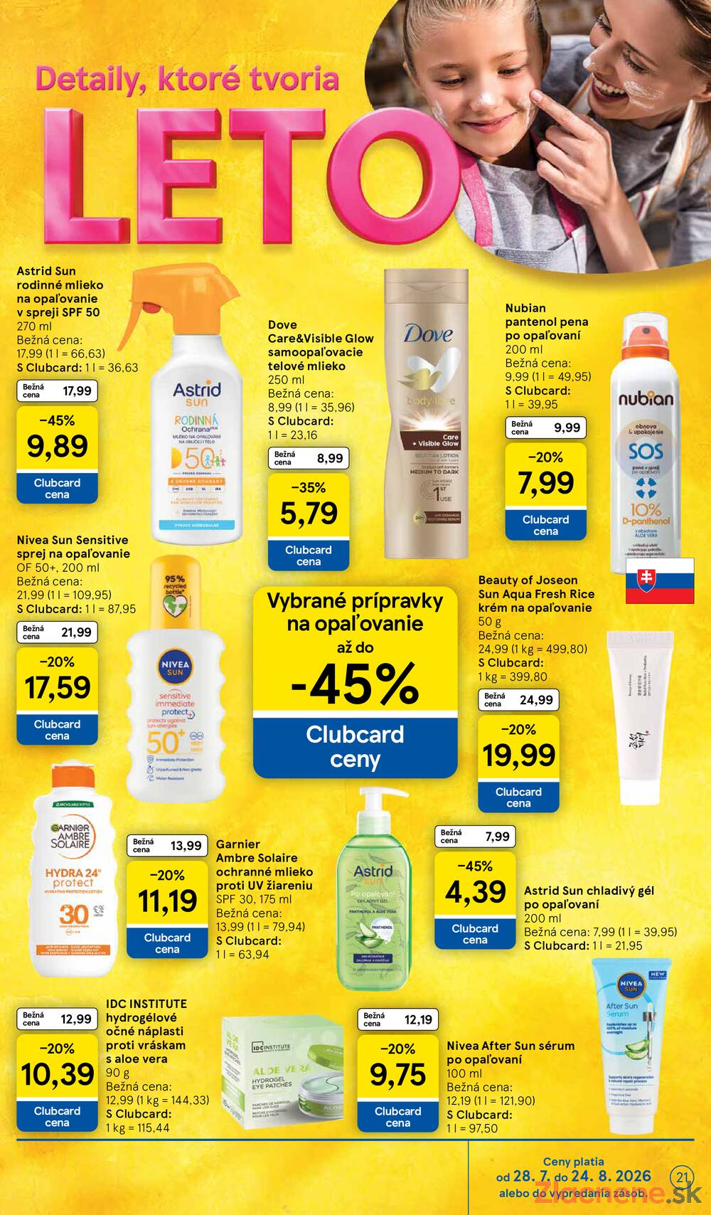 Tesco supermarkety od 5.8. do 11.8.2026