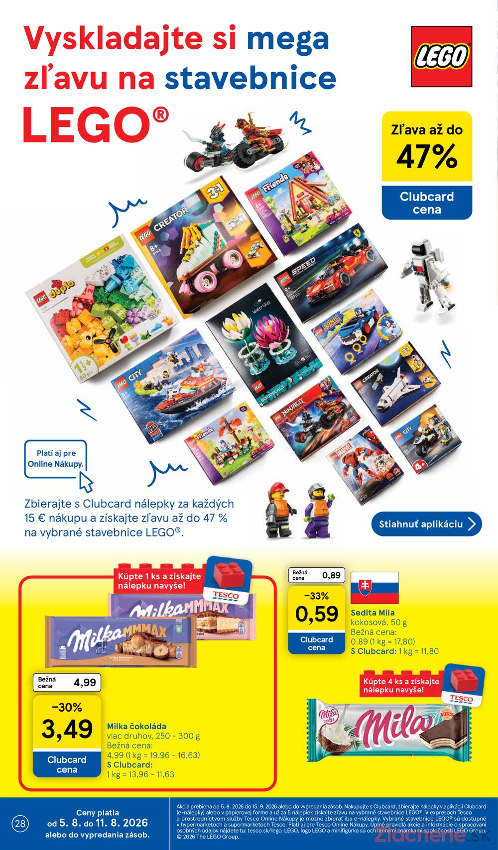 Tesco supermarkety od 5.8. do 11.8.2026