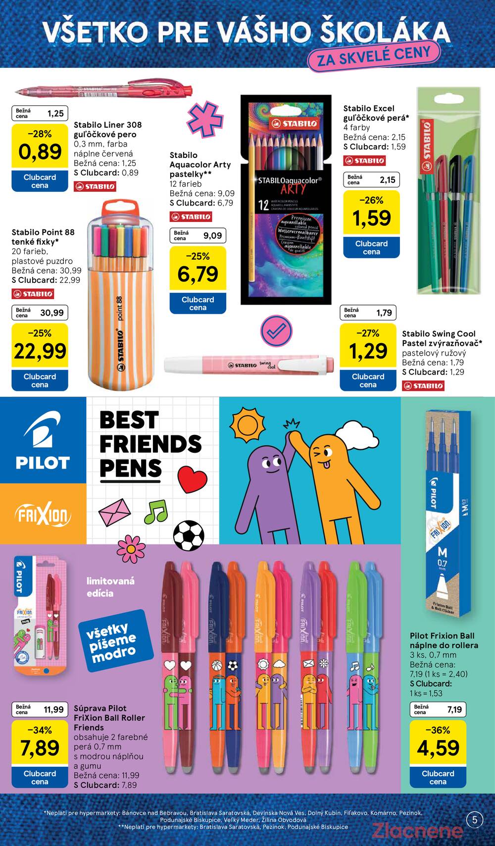 Tesco SPECIÁL hypermarkety 3.8. - 13.9.