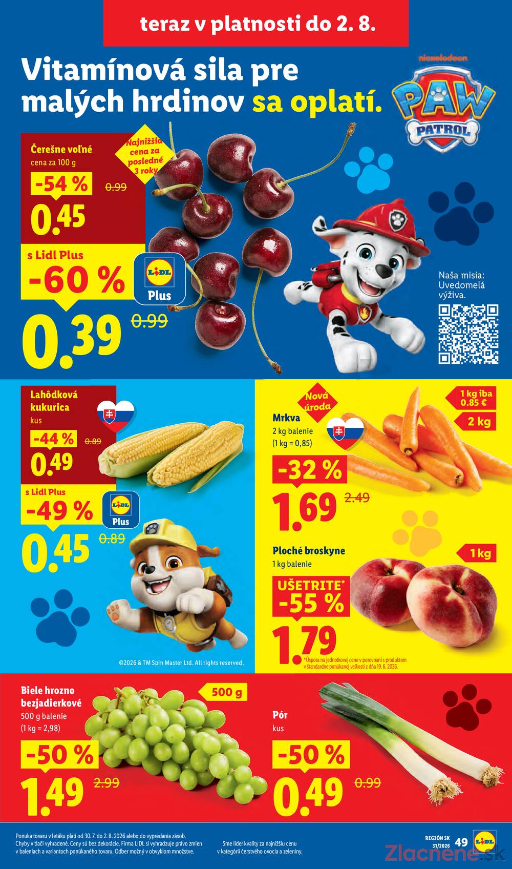 Lidl Štvrtek do 2.8.