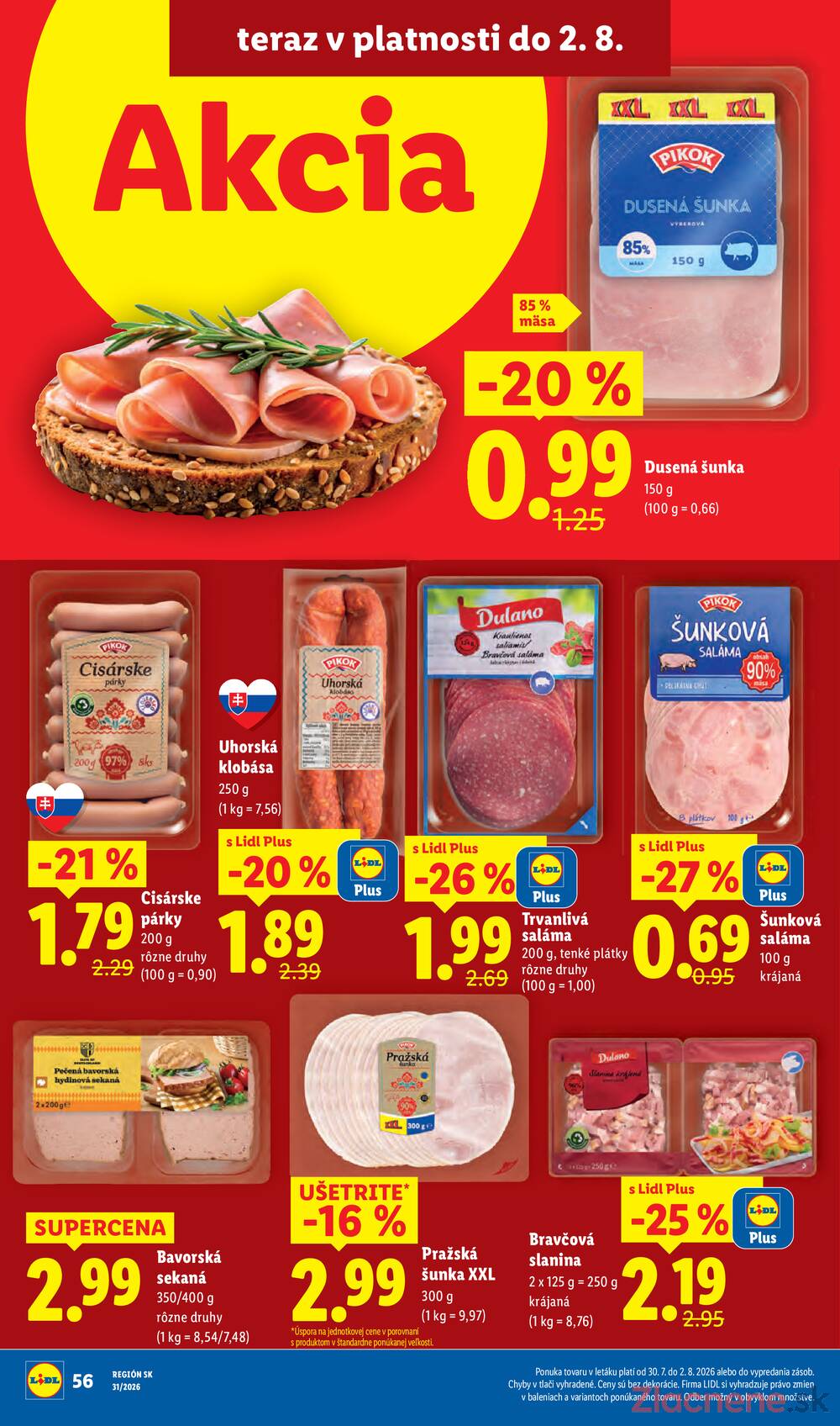 Lidl Štvrtek do 2.8.