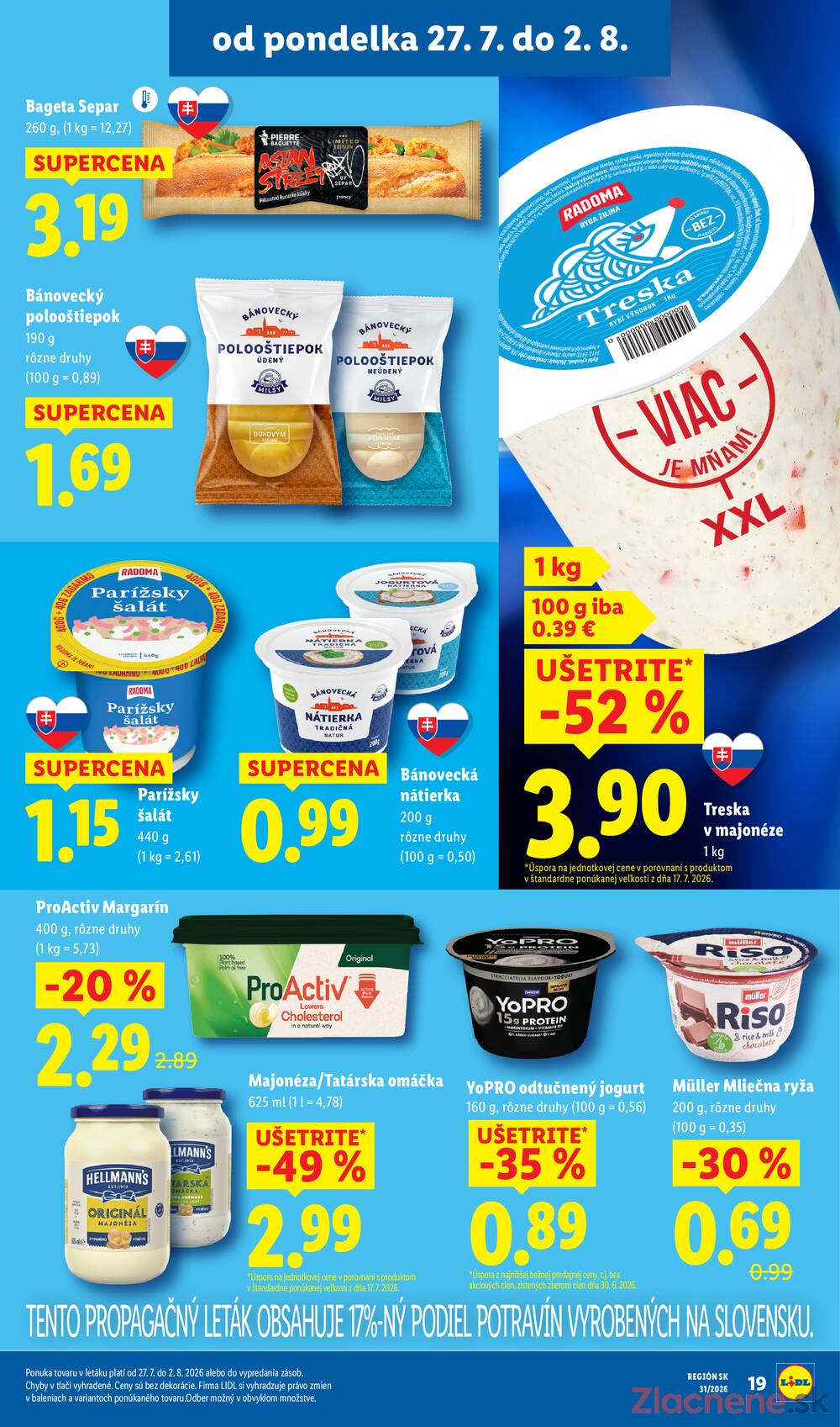 Lidl Štvrtek do 2.8.