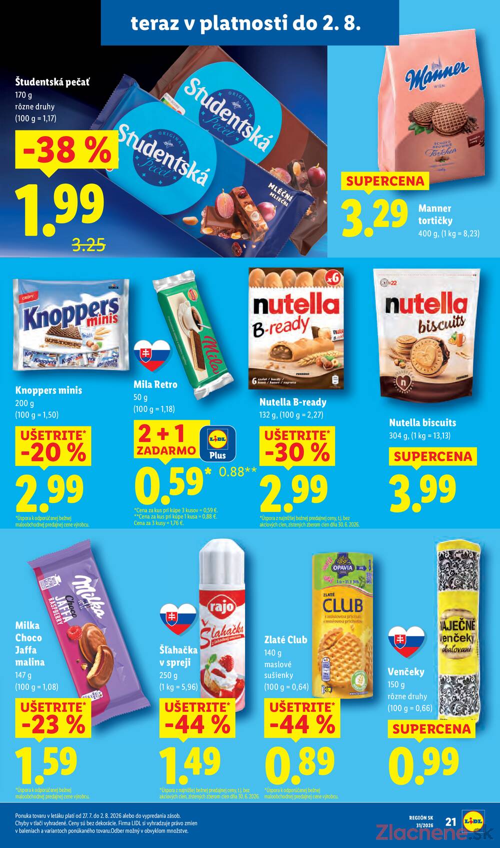 Lidl Štvrtek do 2.8.