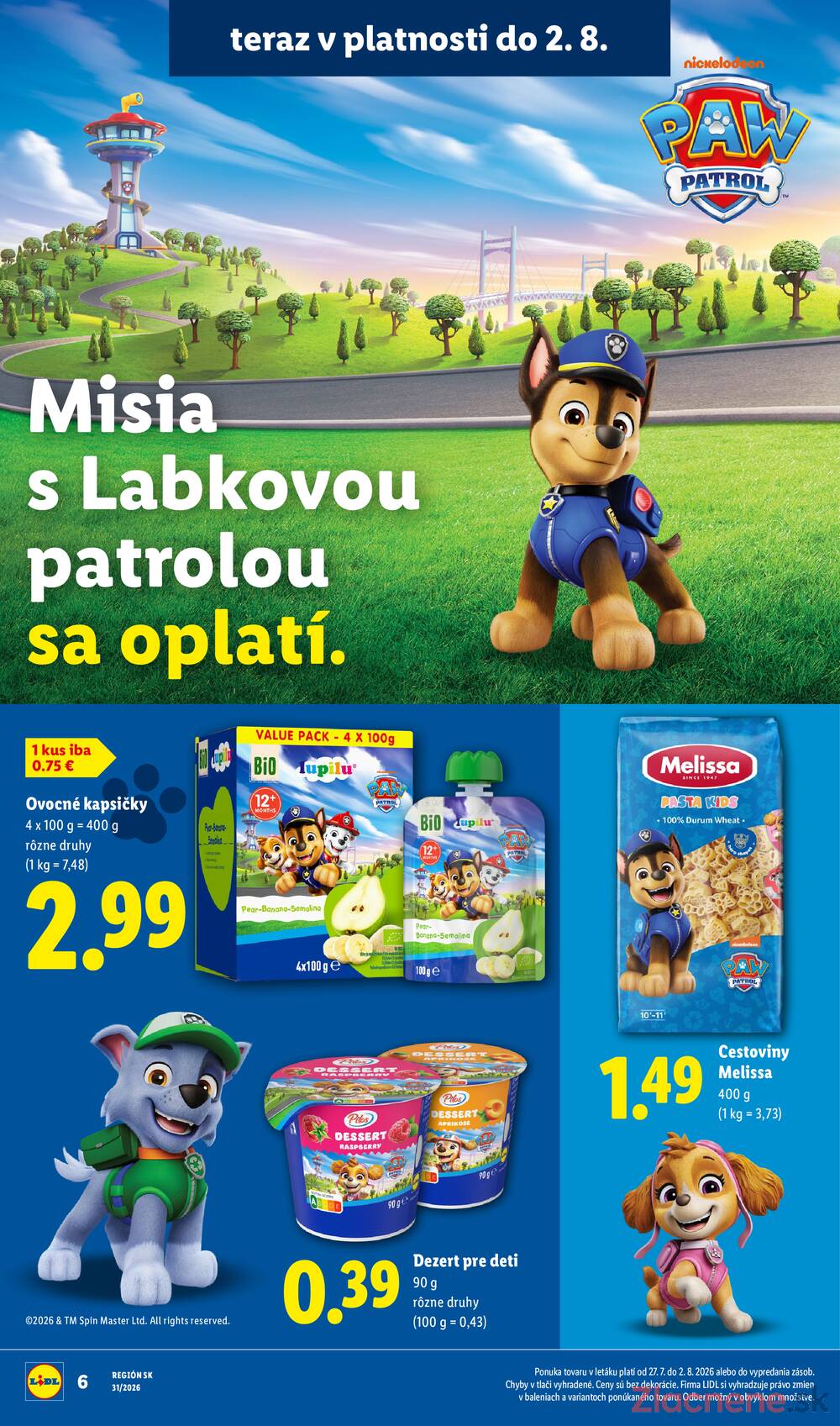 Lidl Štvrtek do 2.8.