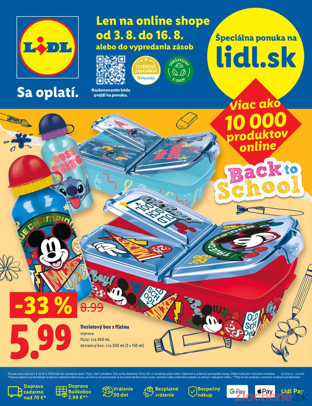 Lidl Online Magazín do 16.8.