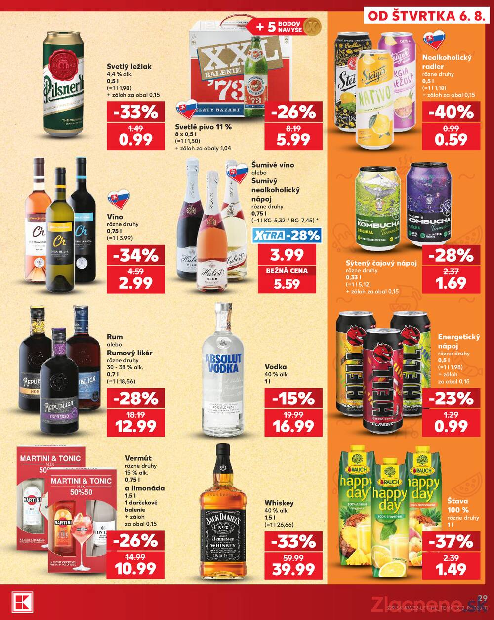 Kaufland 6.8. - 12.8. - Kaufland Púchov