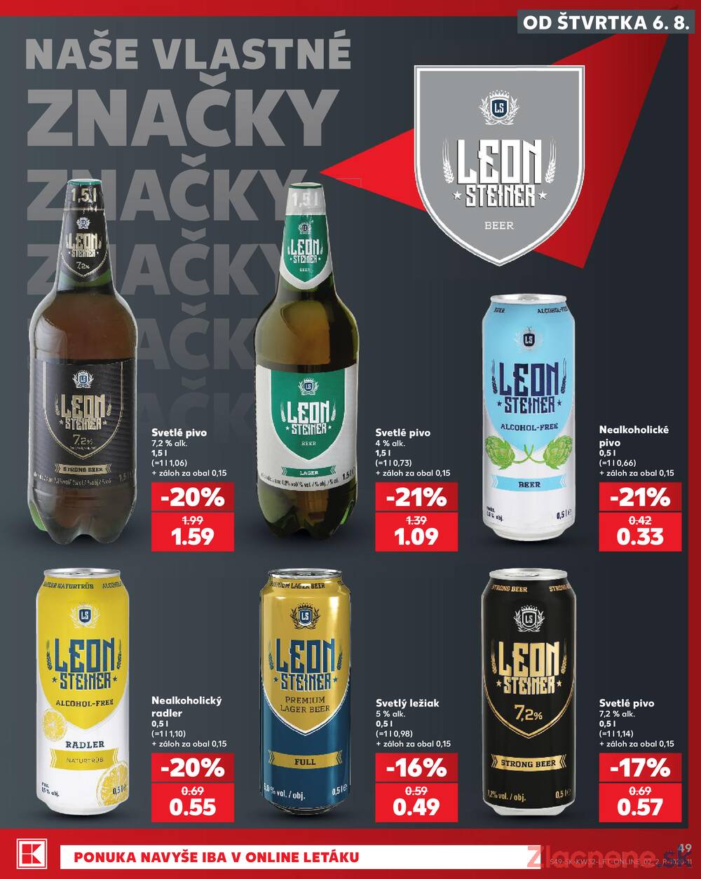 Kaufland 6.8. - 12.8. - Kaufland Púchov