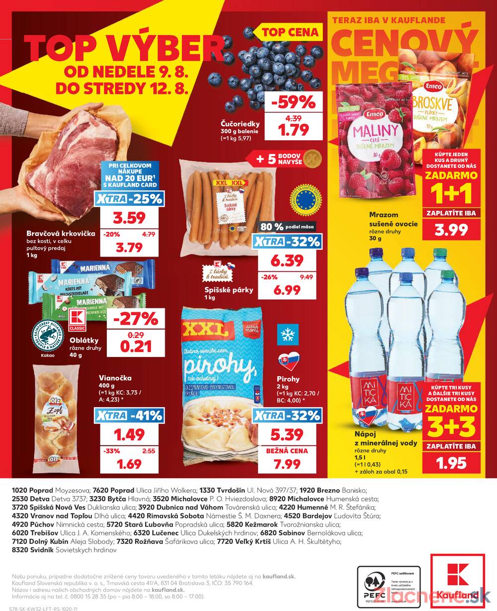 Kaufland 6.8. - 12.8. - Kaufland Rožňava