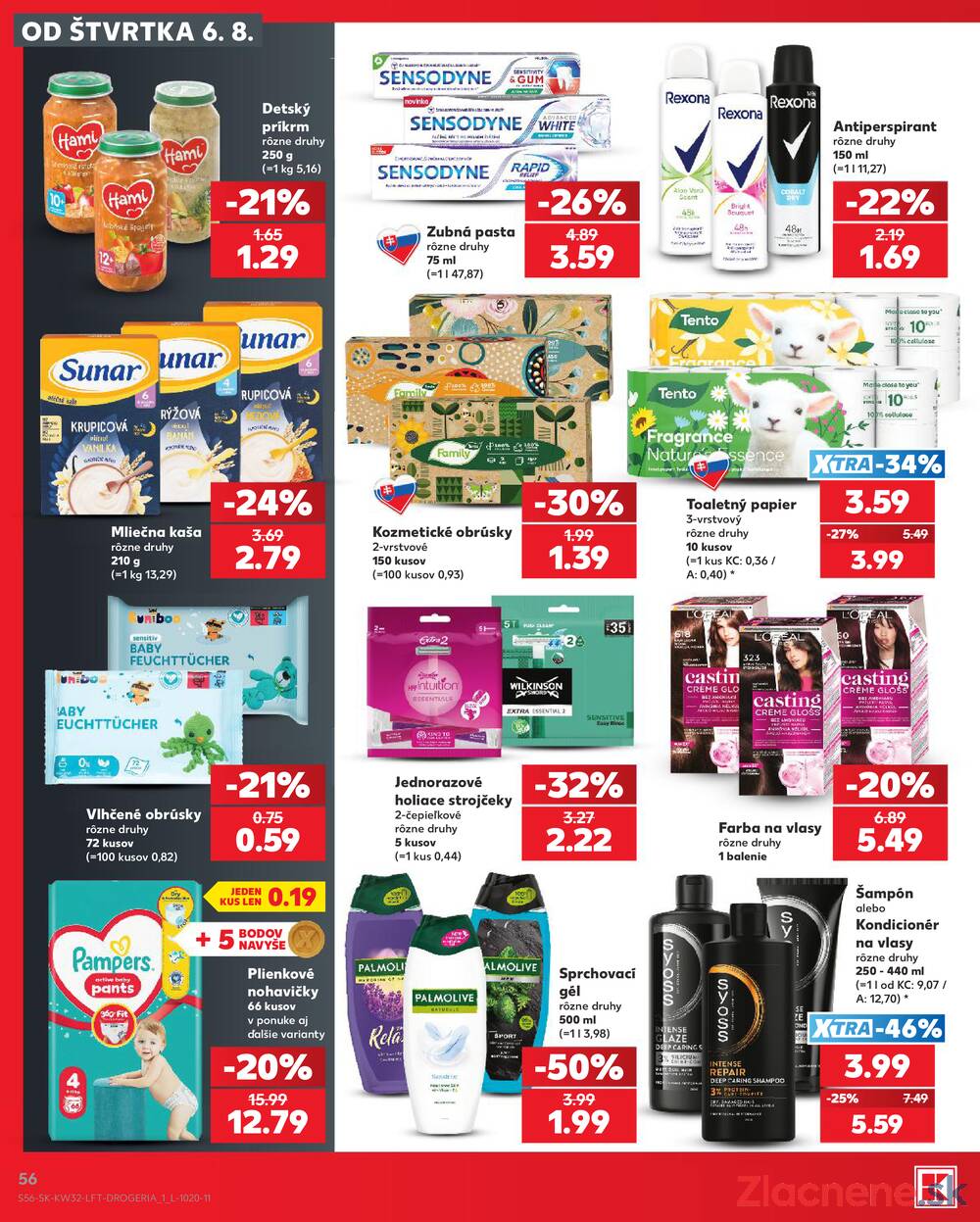 Kaufland 6.8. - 12.8. - Kaufland Poprad - Jiřího Wolkera