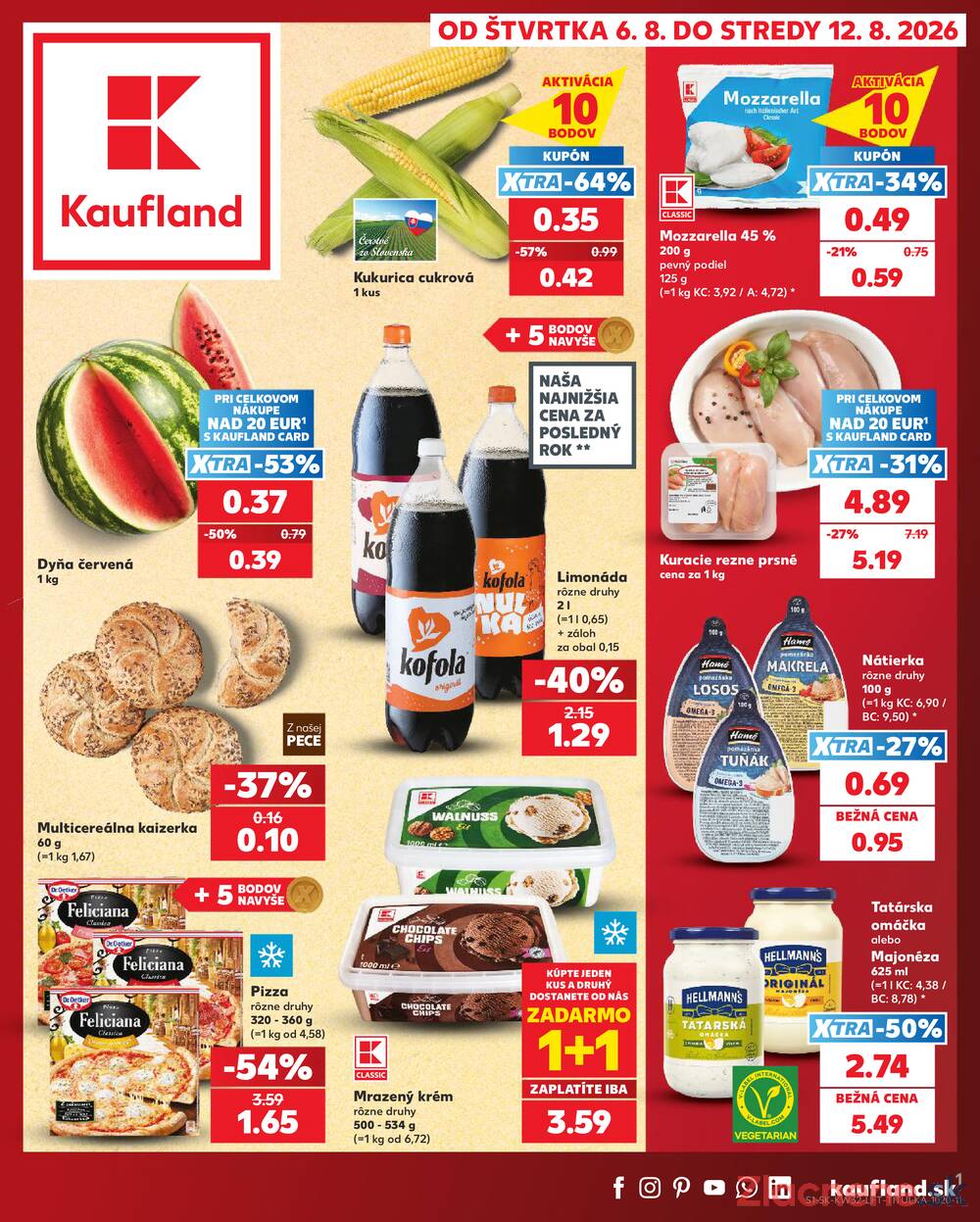 Kaufland 6.8. - 12.8. - Kaufland Bratislava - Petržalka