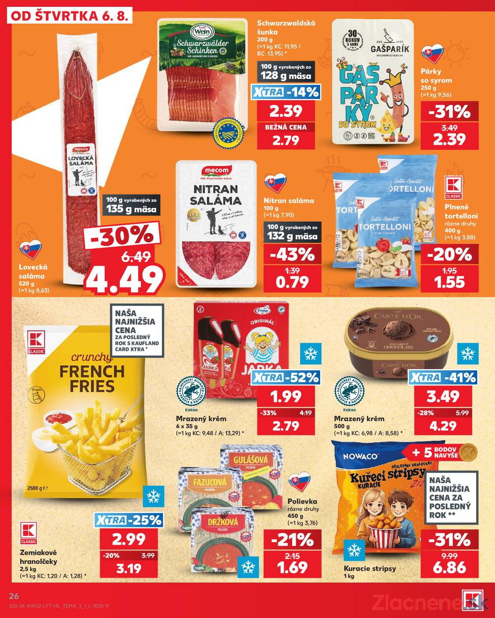 Kaufland 6.8. - 12.8. - Kaufland  Bratislava - Zahorska Bystrica