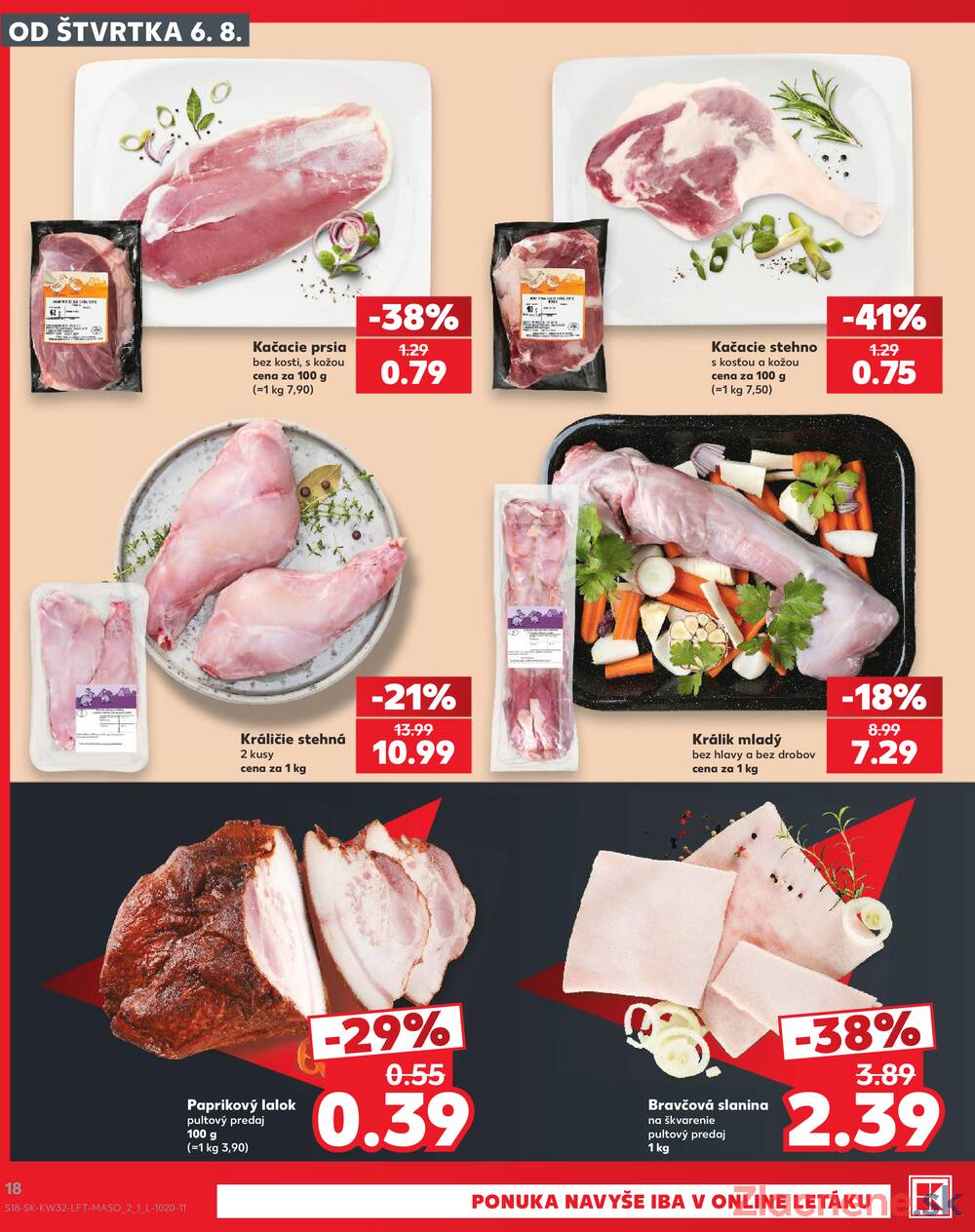 Kaufland 6.8. - 12.8. - Kaufland Trnava - Nová ul.