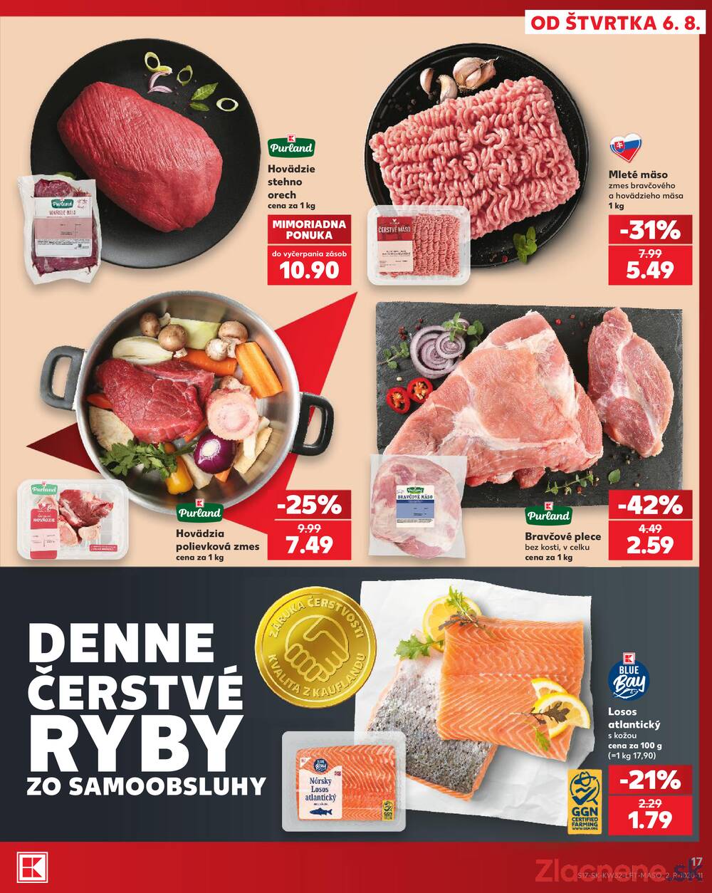 Kaufland 6.8. - 12.8. - Bratislava-Patrónka