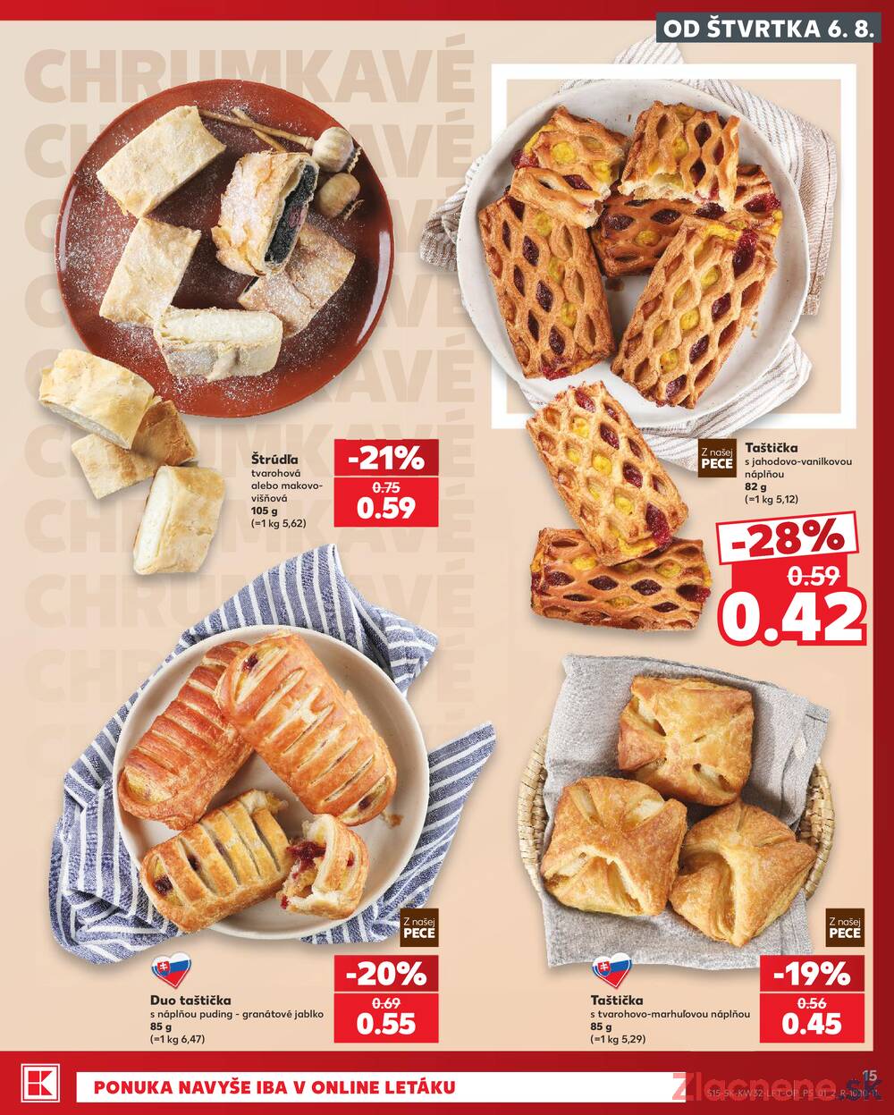 Kaufland 6.8. - 12.8. - Kaufland (Harmincova, Bratislava - Dúbravka)