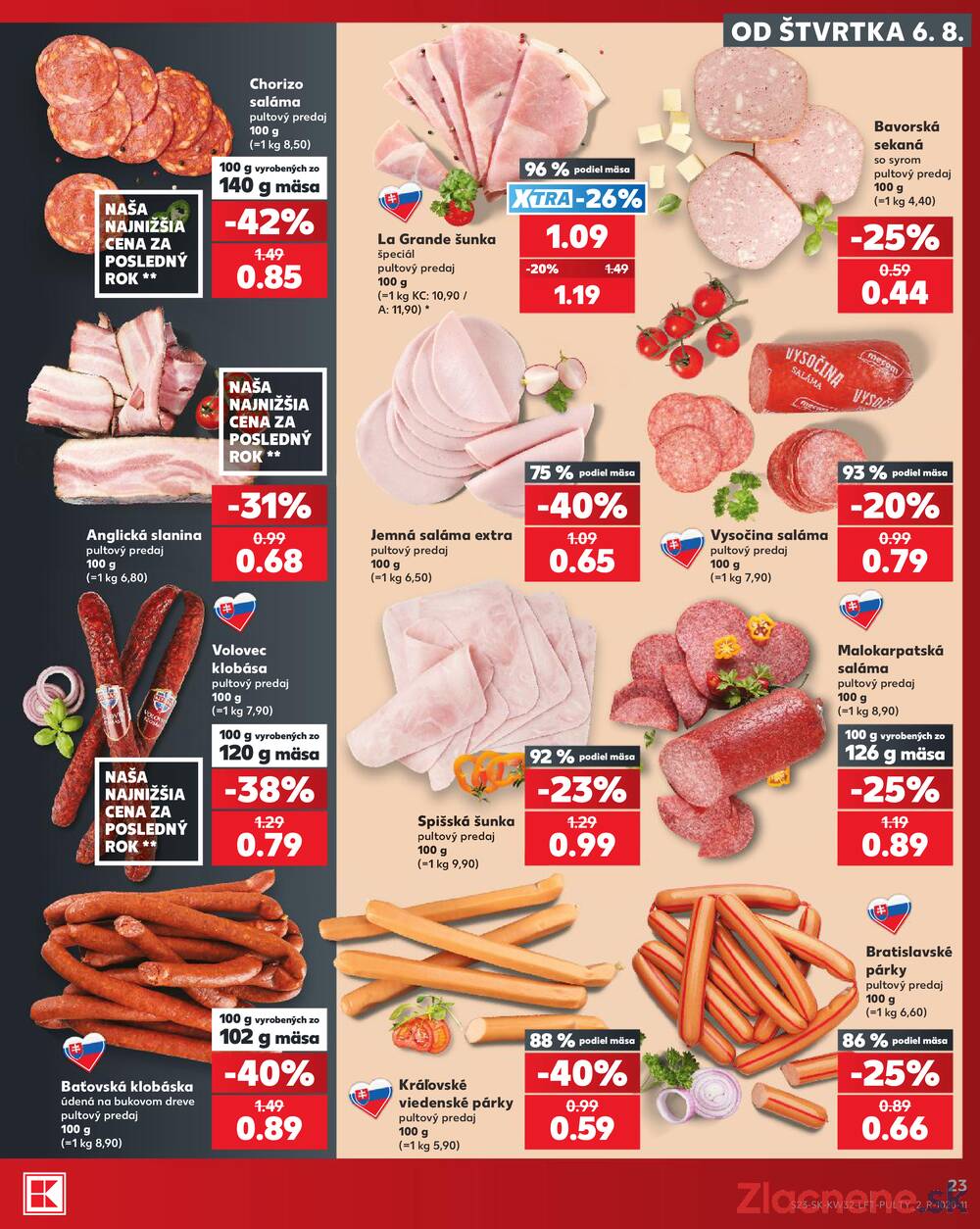 Kaufland 6.8. - 12.8. - Kaufland Liptovský Mikuláš