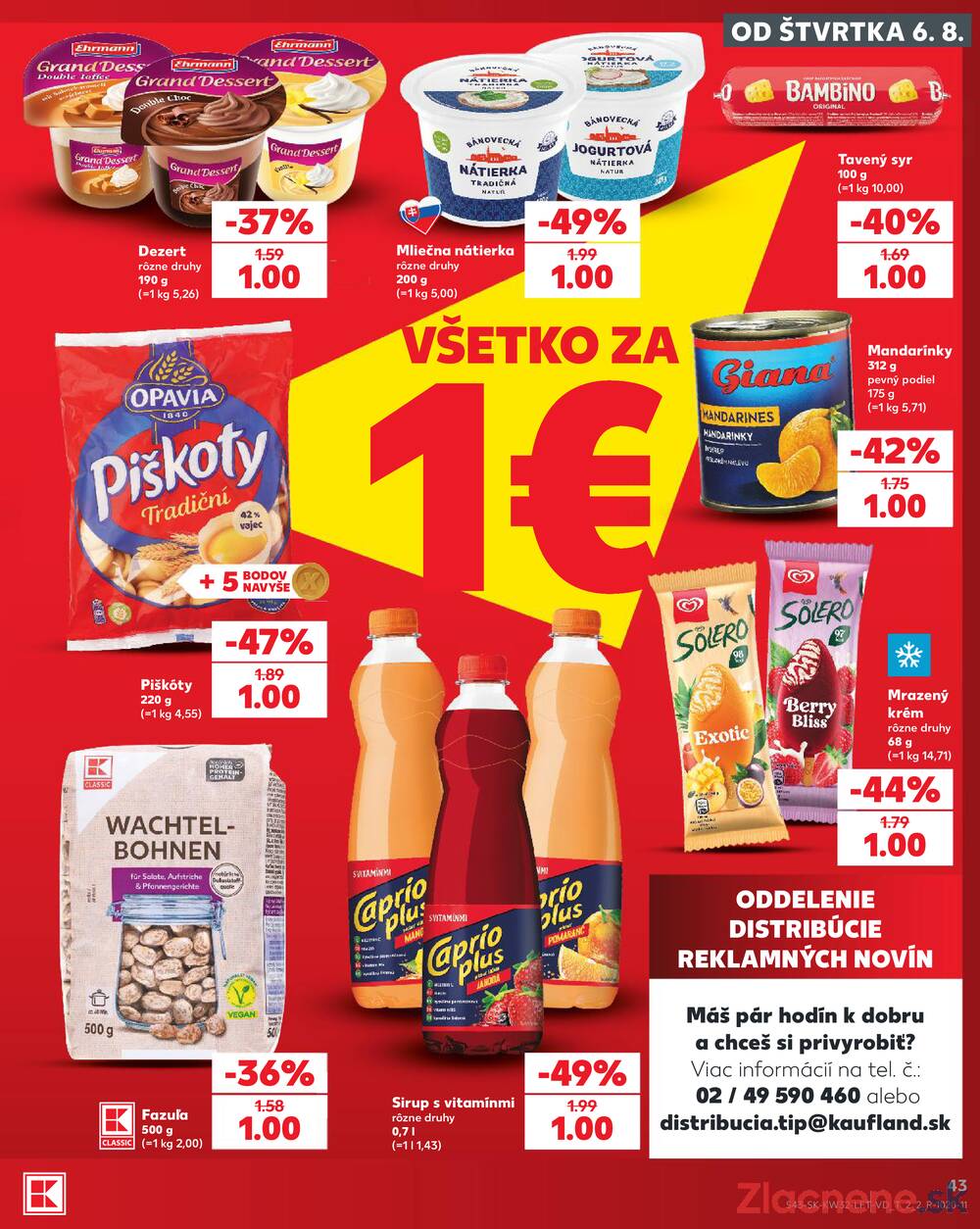 Kaufland 6.8. - 12.8. - Kaufland Liptovský Mikuláš