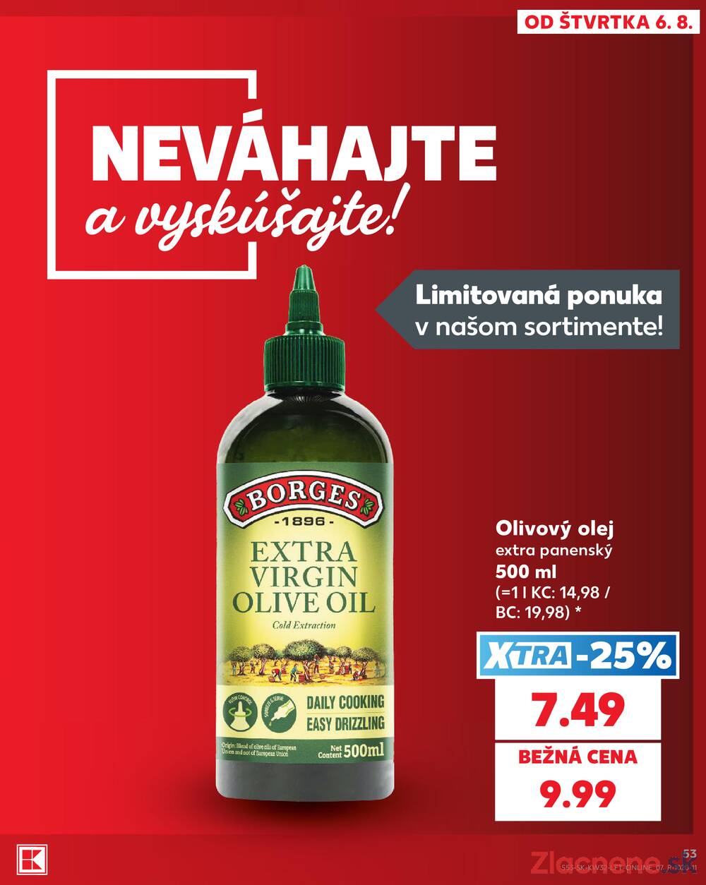 Kaufland 6.8. - 12.8. - Kaufland Liptovský Mikuláš
