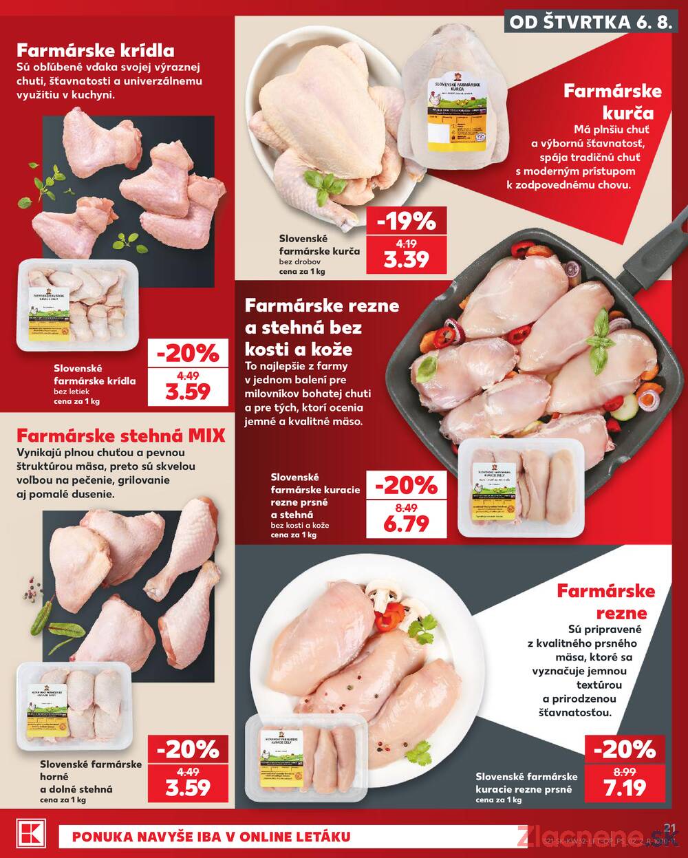 Kaufland 6.8. - 12.8. - Kaufland Ružomberok
