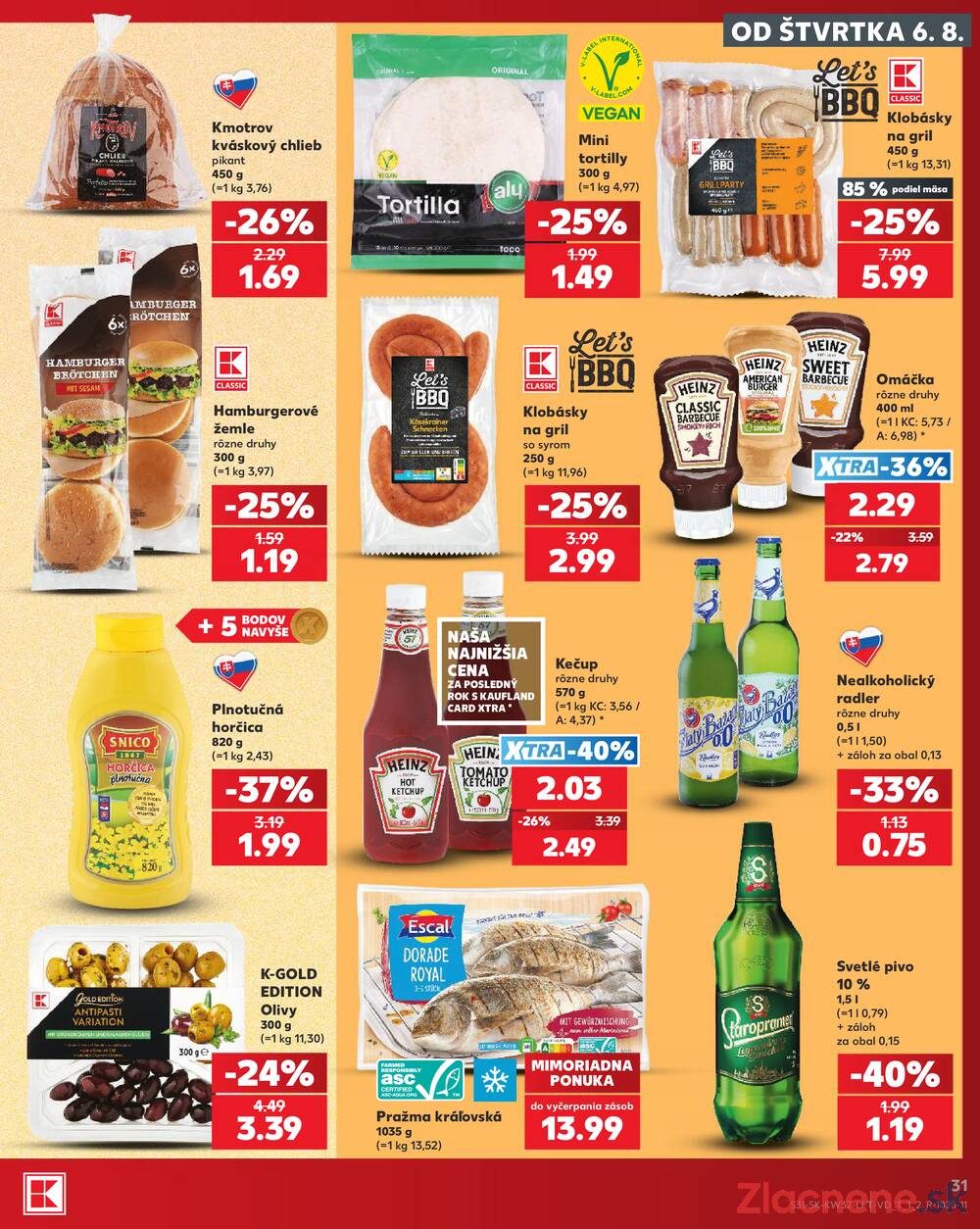 Kaufland 6.8. - 12.8. - Kaufland Bratislava - Nové Mesto