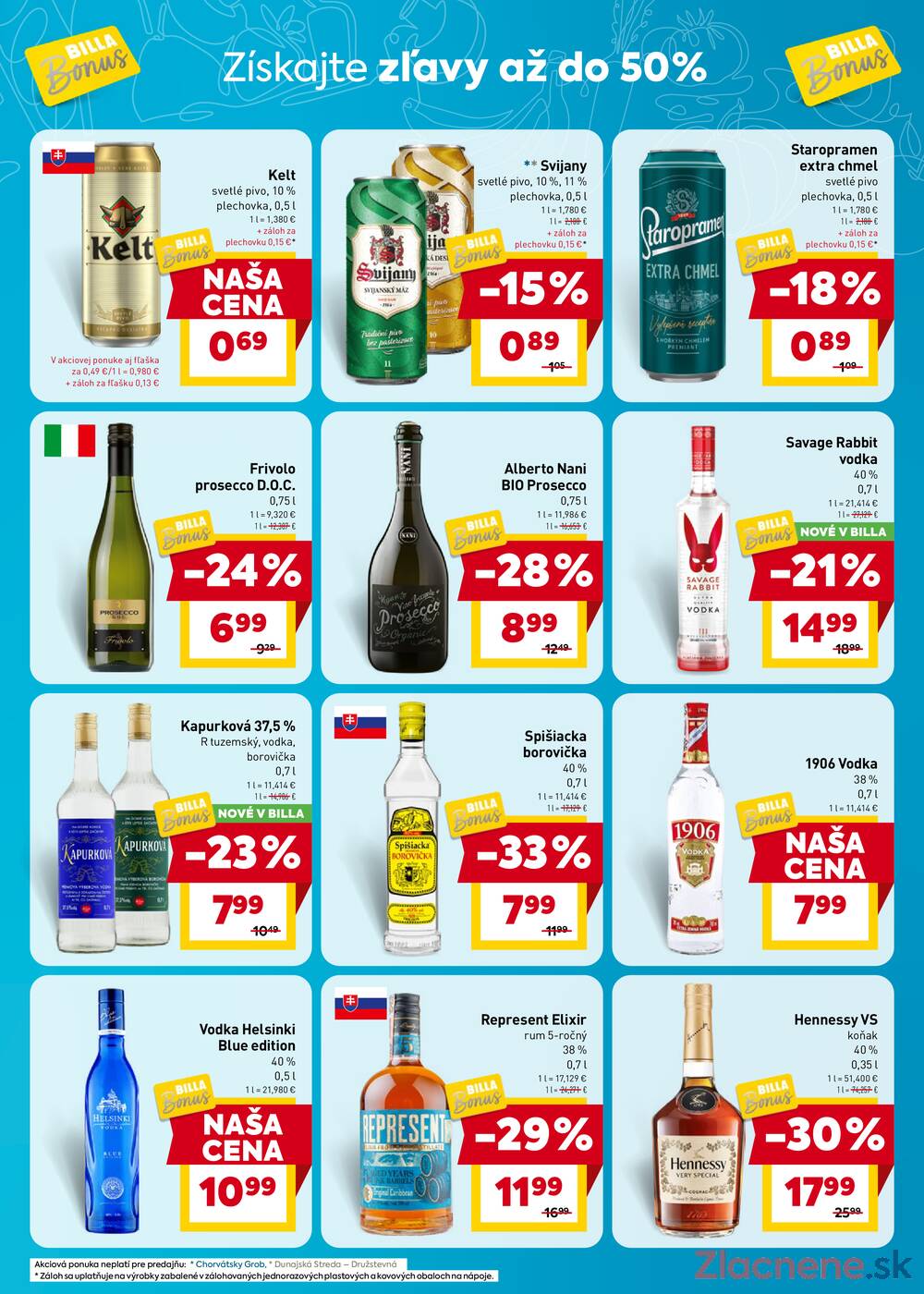 BILLA Bonus club do 11.8.