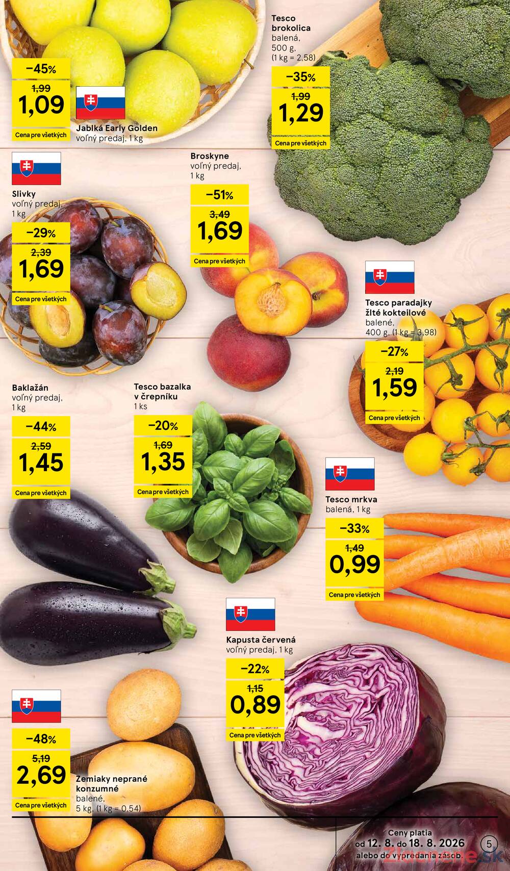 Tesco hypermarkety 12.8. - 18.8.