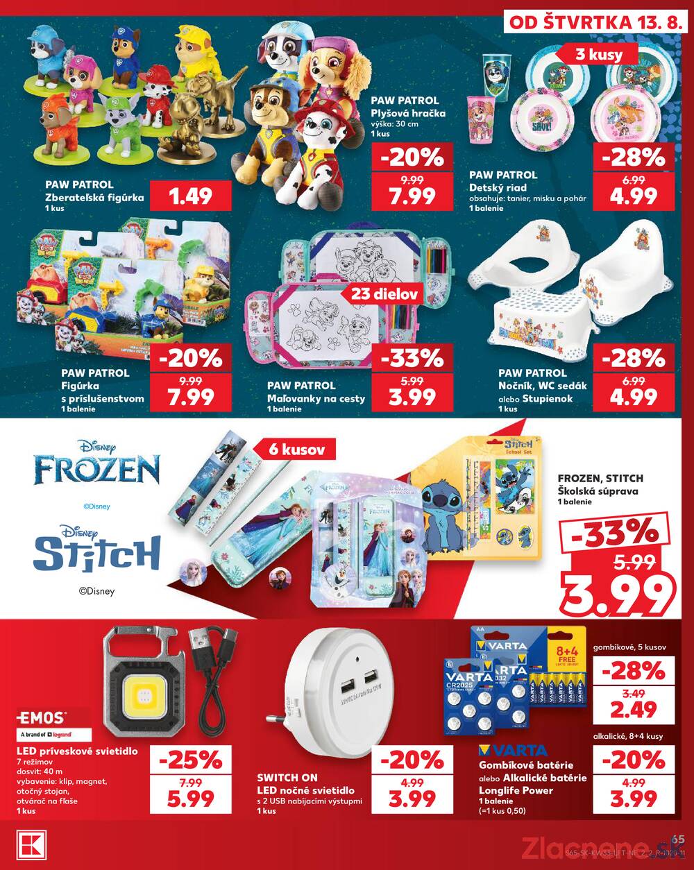 Kaufland 13.8. - 19.8. - Kaufland Tvrdošín