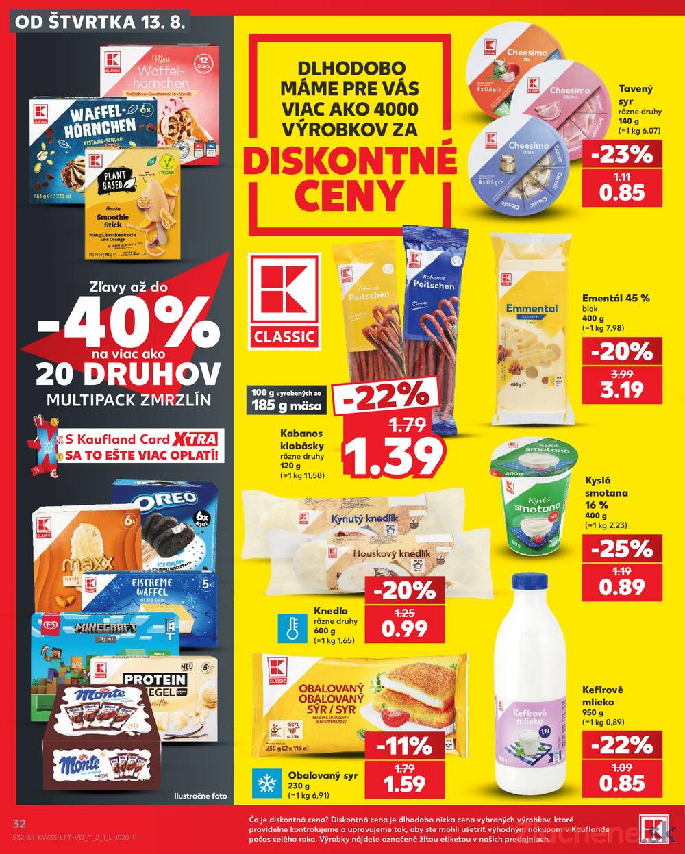 Leták Kaufland - Kaufland 13.8. - 19.8. - Kaufland Spišská Nová Ves - strana 32 Leták Kaufland - Kaufland 13.8. - 19.8. - Kaufland Spišská Nová Ves - strana 32