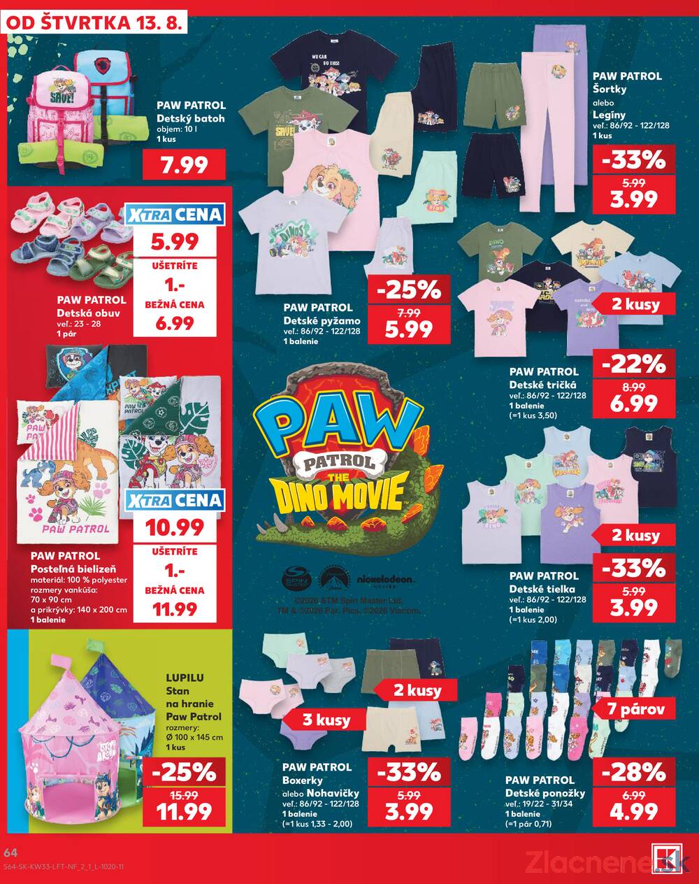 Leták Kaufland - Kaufland 13.8. - 19.8. - Kaufland Spišská Nová Ves - strana 64 Leták Kaufland - Kaufland 13.8. - 19.8. - Kaufland Spišská Nová Ves - strana 64