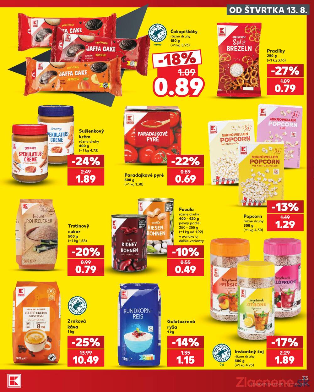 Leták Kaufland - Kaufland 13.8. - 19.8. - Kaufland Dubnica nad Váhom - strana 33 Leták Kaufland - Kaufland 13.8. - 19.8. - Kaufland Dubnica nad Váhom - strana 33