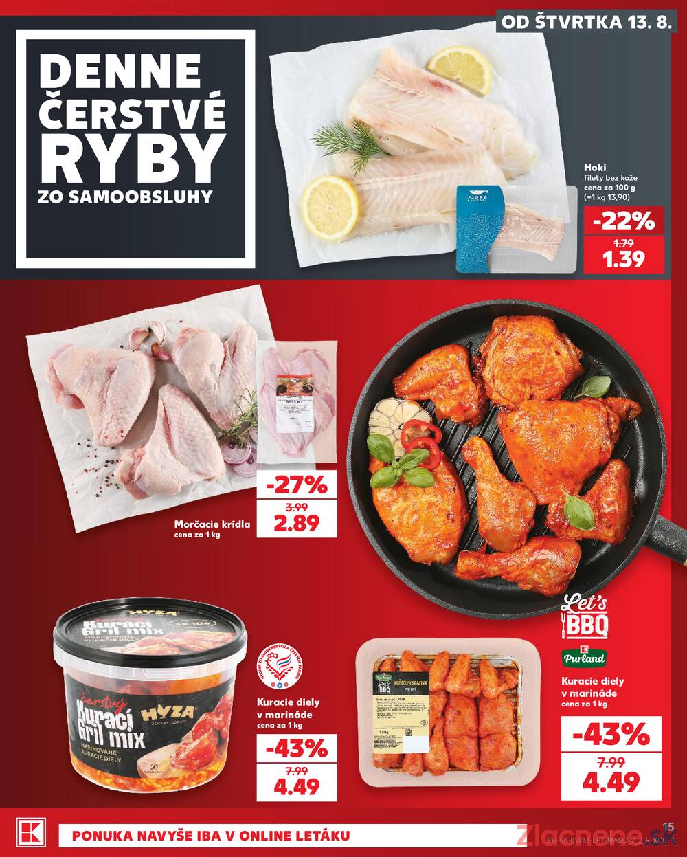 Kaufland 13.8. - 19.8. - Kaufland Vranov nad Topľou