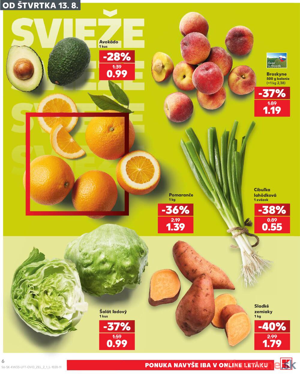 Kaufland 13.8. - 19.8. - Kaufland Rimavská Sobota
