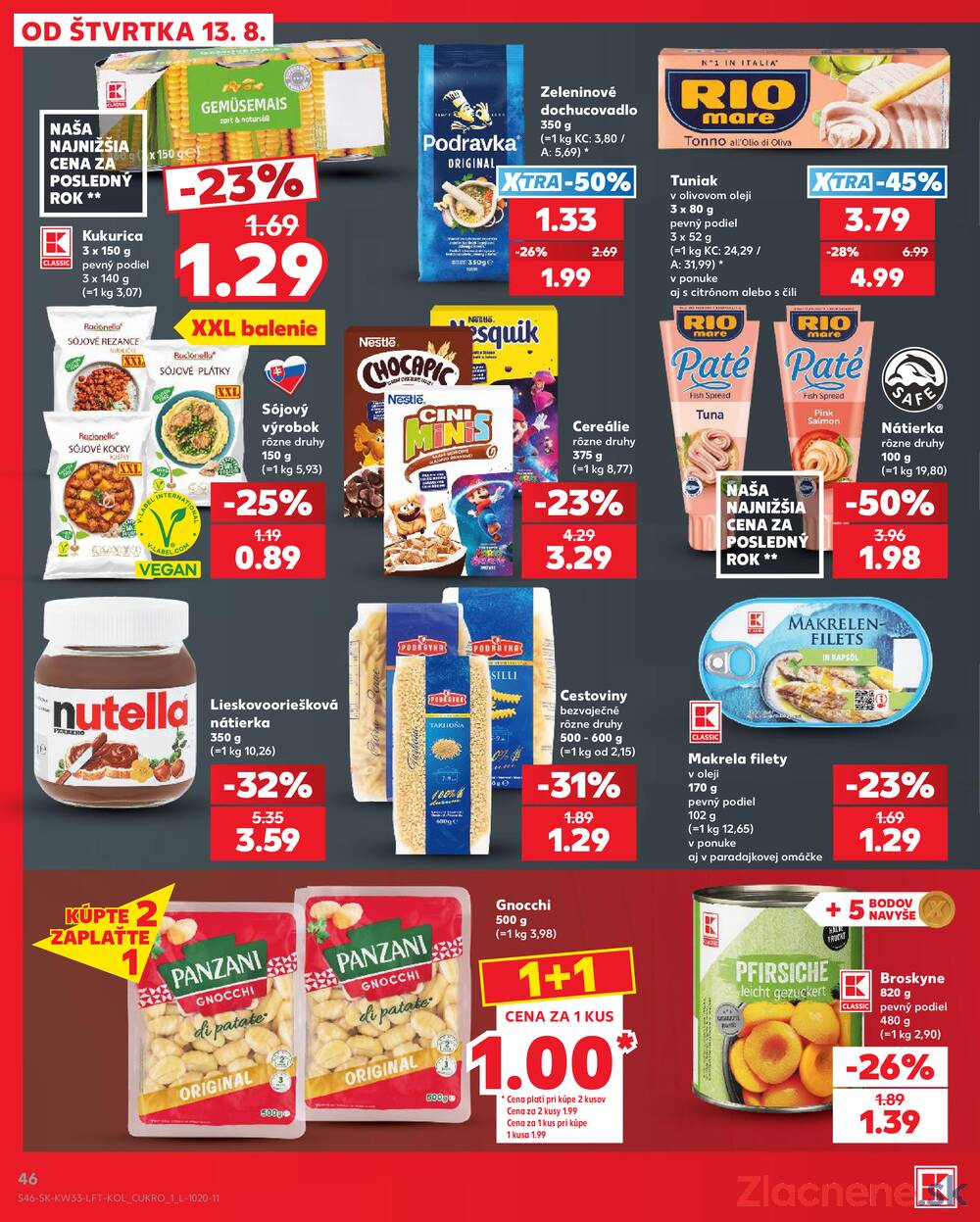 Kaufland 13.8. - 19.8. - Kaufland Púchov