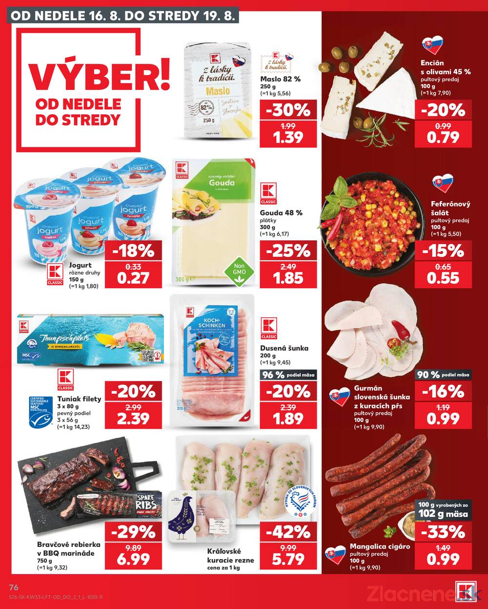 Kaufland 13.8. - 19.8. - Kaufland Sabinov